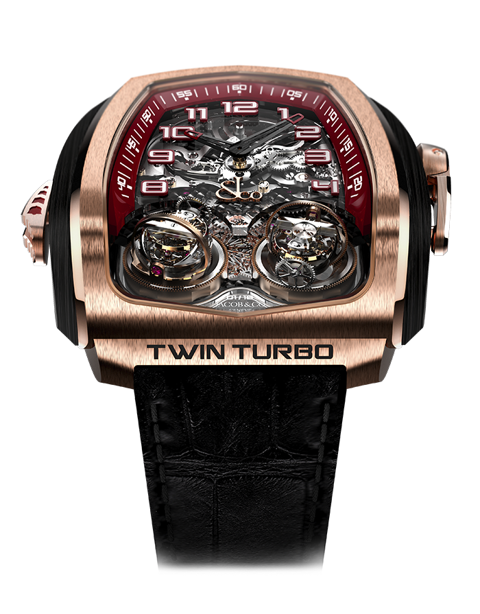 Replica Jacob & Co. Grand Complication Masterpieces - Twin Turbo TT100.40.NS.NK.A watch